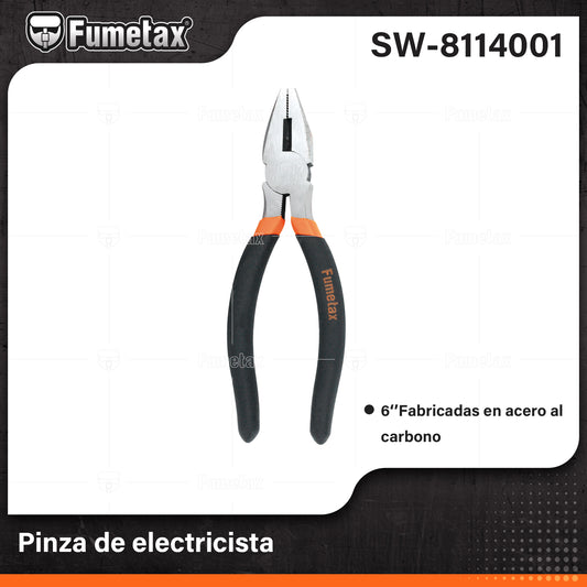 SW-8114001 (Caja master 60)(MOQ 1pz=1gancho) Pinza de electricista