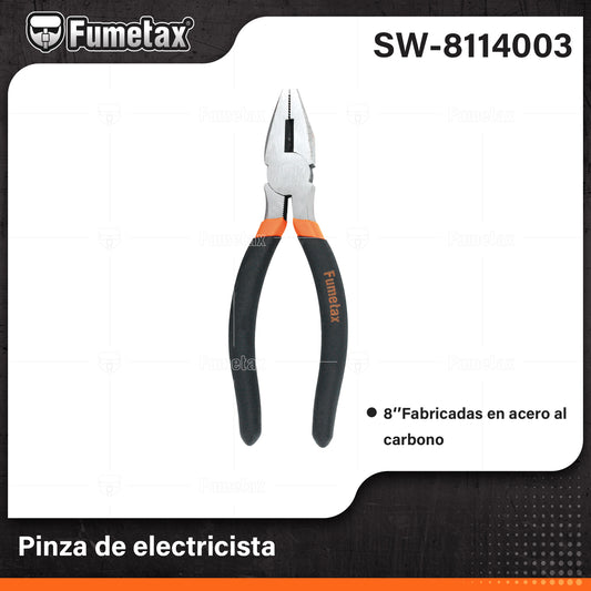 SW-8114003 (Caja master 60)(MOQ 1pz=1gancho) Pinza de electricista