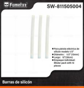 SW-811505004 (Caja master 60)(MOQ 30 pzs=1 caja) Barras de silicón