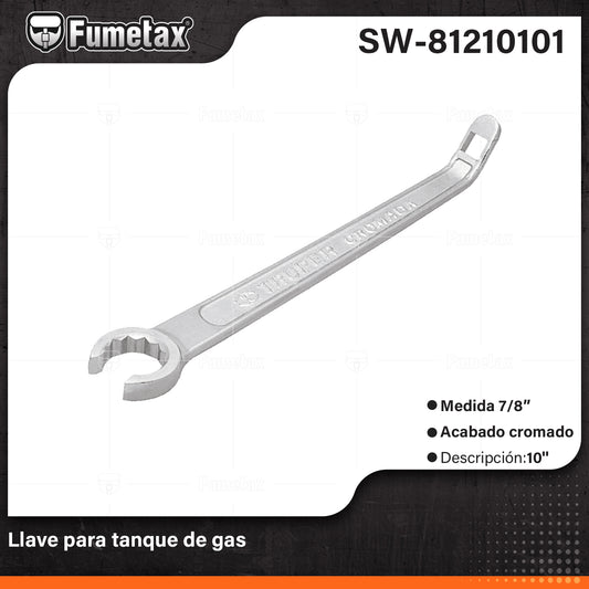 SW-81210101 (Caja master 60)(MOQ 1pz=1bolsa) Llave para tanque de gas