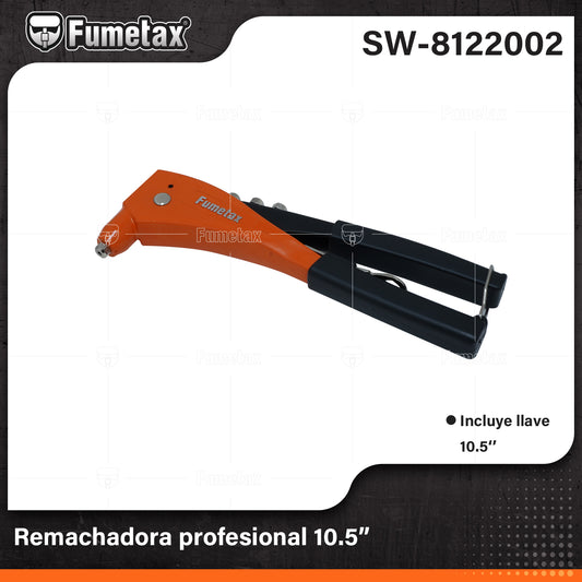 SW-8122002 (Caja master 24)(MOQ 1pz=1blister) Remachadora profesional 10.5”