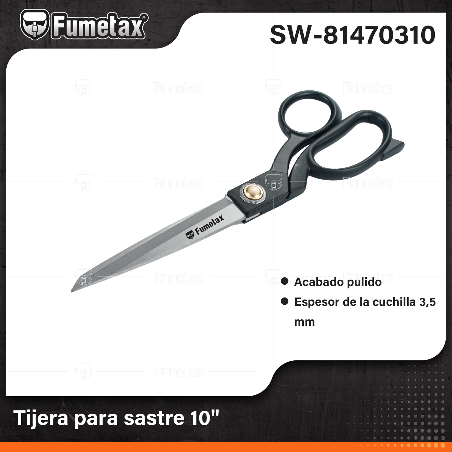 SW-81470310 (Caja master 60)(MOQ 1pz=1caja) Tijera para sastre 10