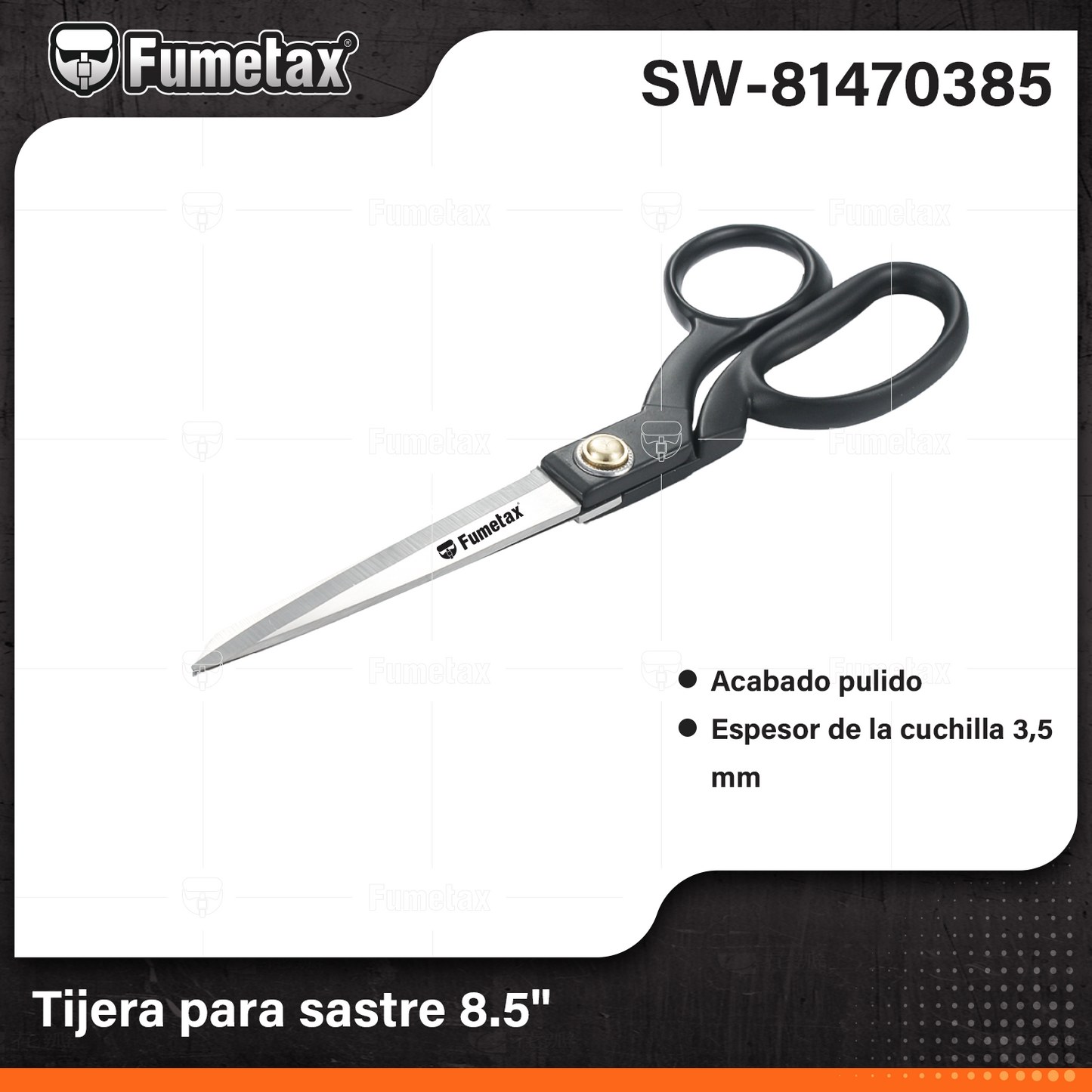 SW-81470385 (Caja master 60)(MOQ 1pz=1caja) Tijera para sastre 8.5