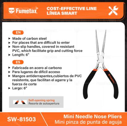 SW-81503-(Caja master 1 CTN=60 SKU)-(MOQ 6 SKU)-Fabricada en acero al carbono
Para lugares de difícil acceso