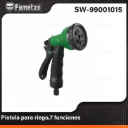 SW-99001015 (Caja master 48)(MOQ 1 pz=1 caja) Pistola para riego,7 funciones