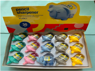 XL-319A(Caja-48)SACAPUNTA CON DEPOSITO
FIGURA ELEFANTE 30 PZS
