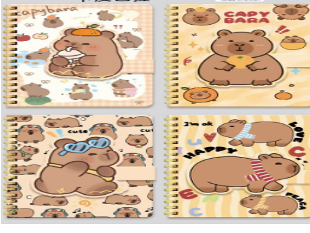 XY-202-1(Caja-160)LIBRETA ESPIRAL
CAPYBARA